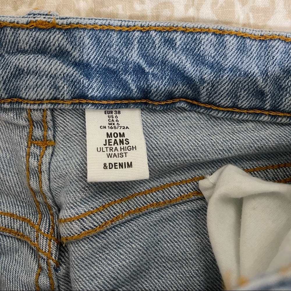 H&M High-Waisted Mom Jeans